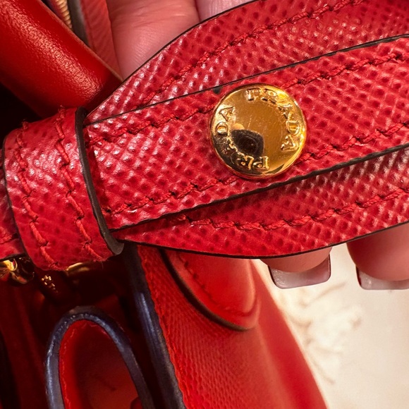 Prada Monochrome Saffiano Top Handle Bag - Picture 7 of 9